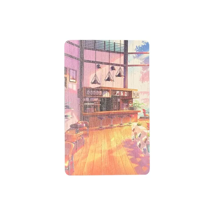 2025 Customized 13.56MHz NFC Wooden Business Card Contactless Smart RFID Access Control Card