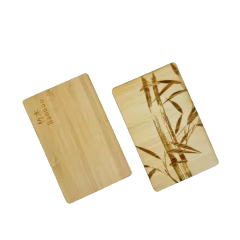 High Quality Customized Wooden RFID Hotel Key Card F08 1k Ultralight Ev1 Wooden Key Cards