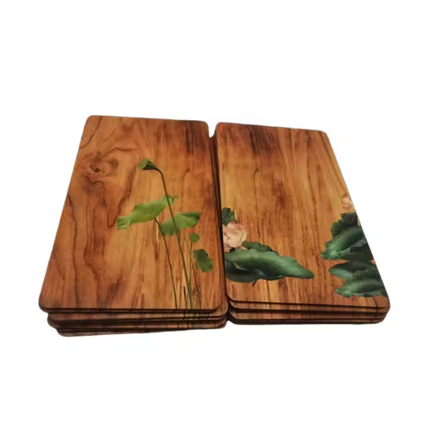 Cherry Bamboo Basswood Black Walnut Wood RFID Hotel Key Card