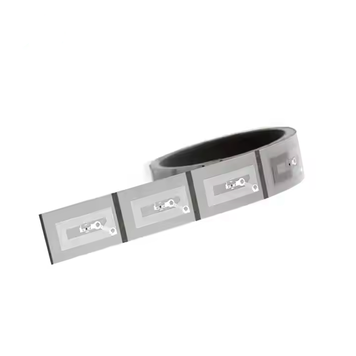 Programmable Small 20 X 10mm ISO14443A HF RFID Transparent Wet Inlay / Paper Sticker Tag