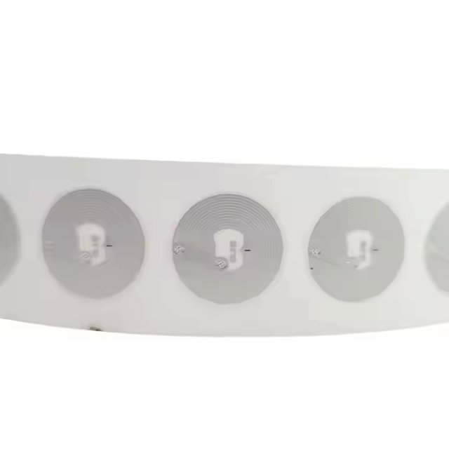 Programmable Small 20 X 10mm ISO14443A HF RFID Transparent Wet Inlay / Paper Sticker Tag