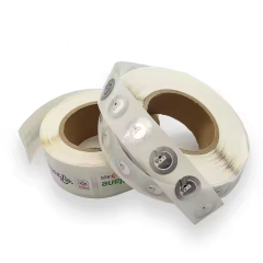 Cheaper 13.56mhz Round Programmable NTAG 213 Dia 20mm Roll Wet Inlay NFC Smart Sticker Tag
