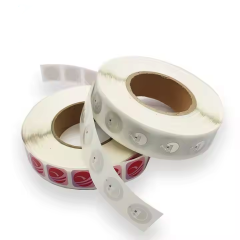 Cheaper 13.56mhz Round Programmable NTAG 213 Dia 20mm Roll Wet Inlay NFC Smart Sticker Tag