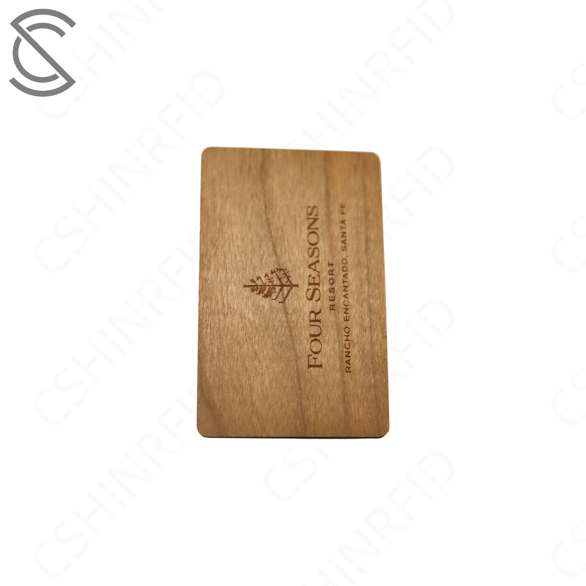 CR80 Customized Printing NFC RFID Wooden Sapele Black Walnut Eco-Friendly Card for Access Control Keycard