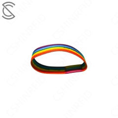 Custom RFID Elastic Wristbands for Events | Eco-Friendly Reversible NFC Fabric Bracelets | Fully Customizable for Festivals & Hotels
