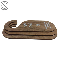 Wooden Do Not Disturb Door Hanger for Hotel Custom Printed Welcome Sign Eco-Friendly Natural Wood Craft