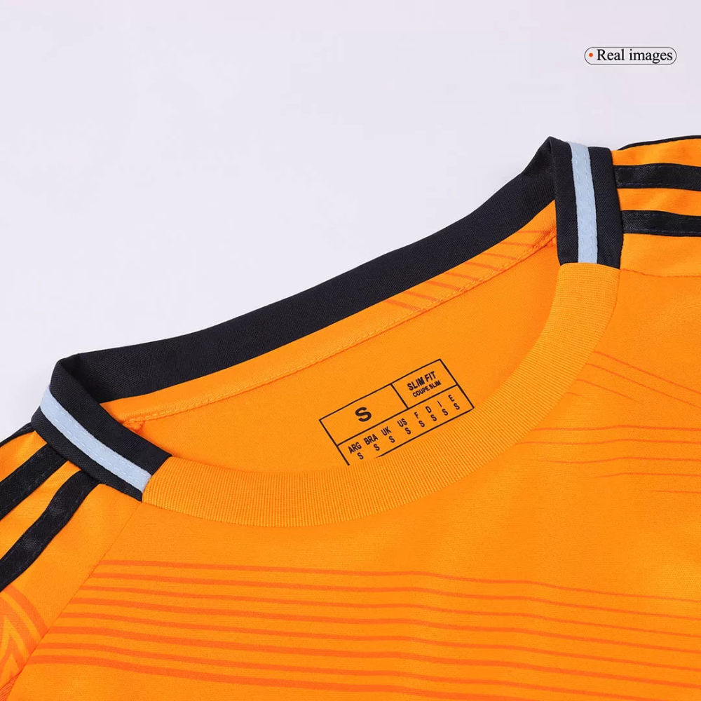 Real Madrid Soccer Jersey Away Custom Shirt Long Sleeve 2024/25