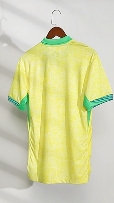 Brazil Soccer Jersey Home Custom Shirt Copa America 2024