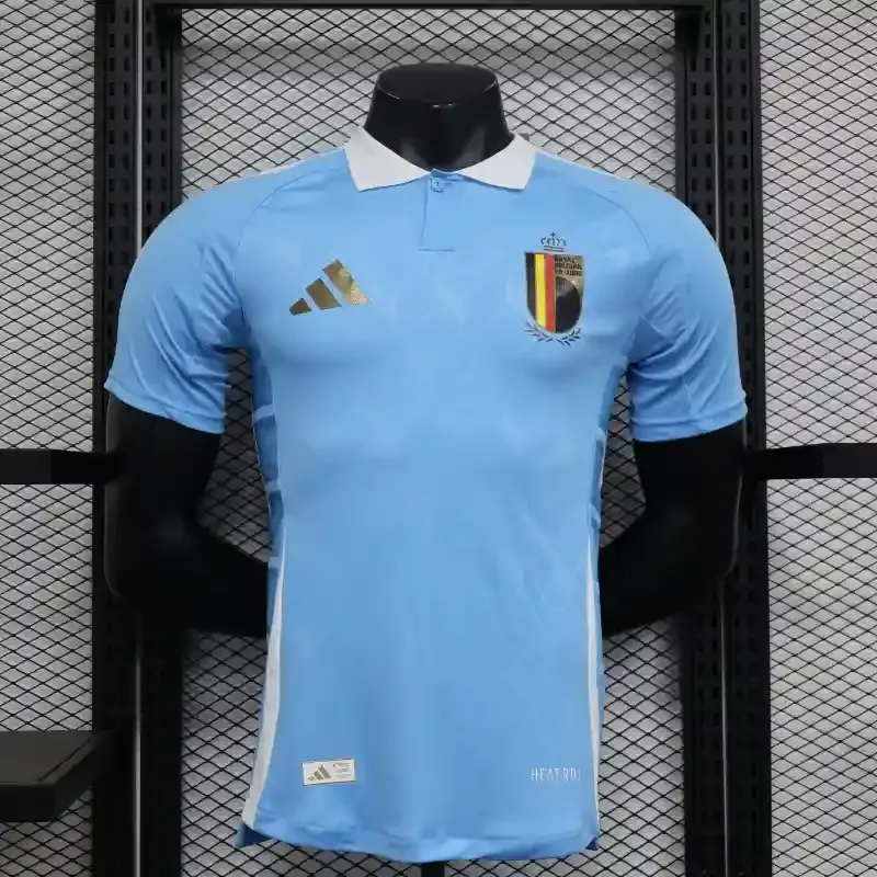 Belgium Authentic Soccer Jersey Away Custom Shirt EURO 2024