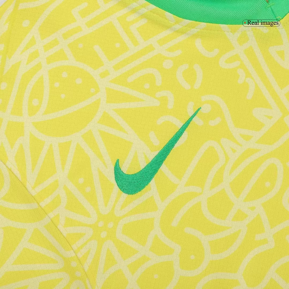 Brazil Soccer Jersey Home Custom Shirt Copa America 2024