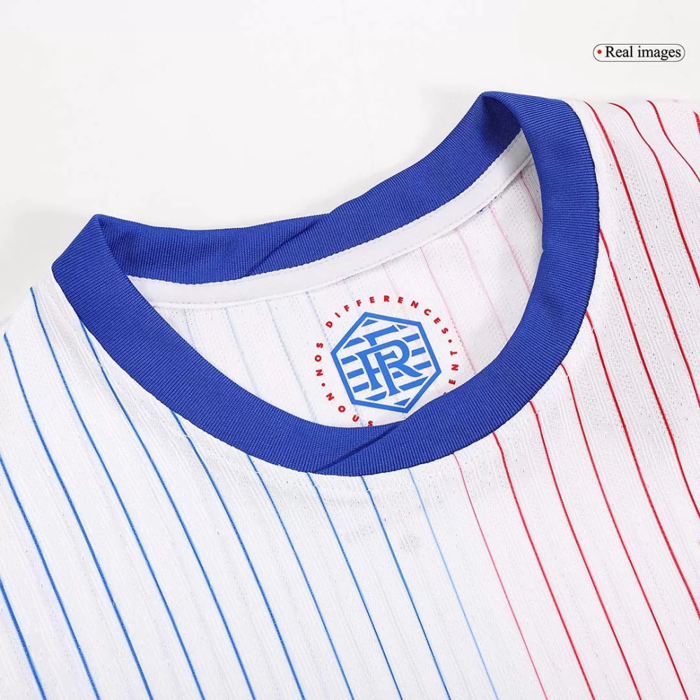 France Authentic Soccer Jersey Away Shirt EURO 2024