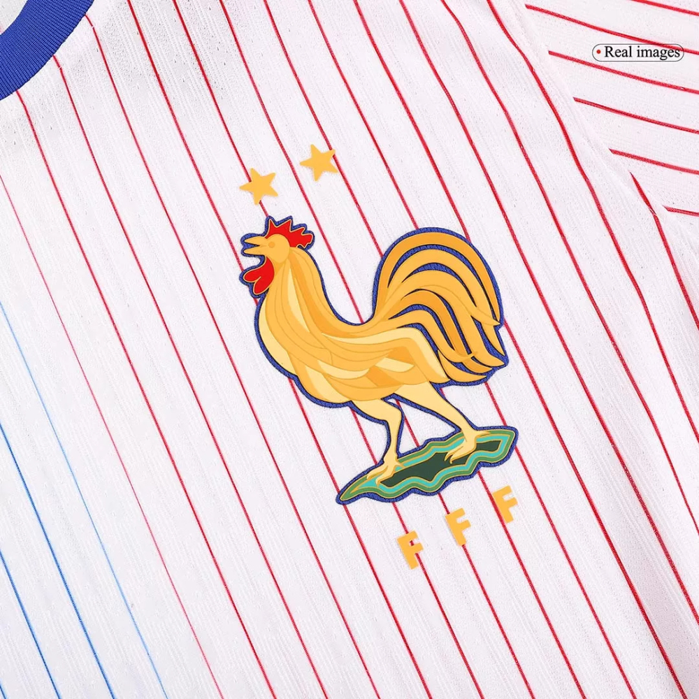 France Authentic Soccer Jersey Away Shirt EURO 2024