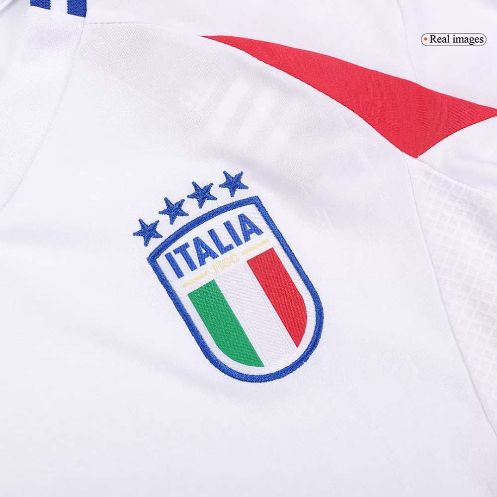 Italy Away Football Uniform Kids Kit Jersey+Shorts EURO 2024