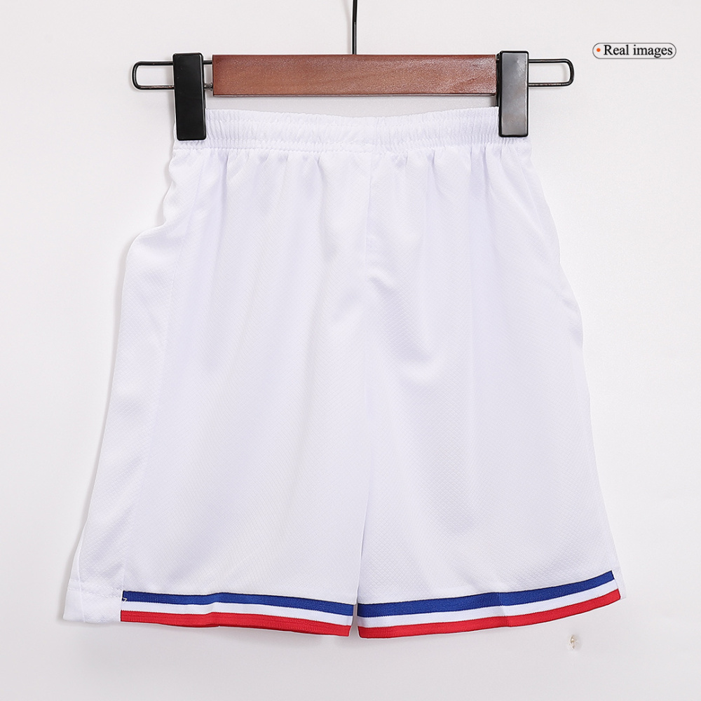 France Home Football Uniform Kids Kit Jersey+Shorts EURO 2024