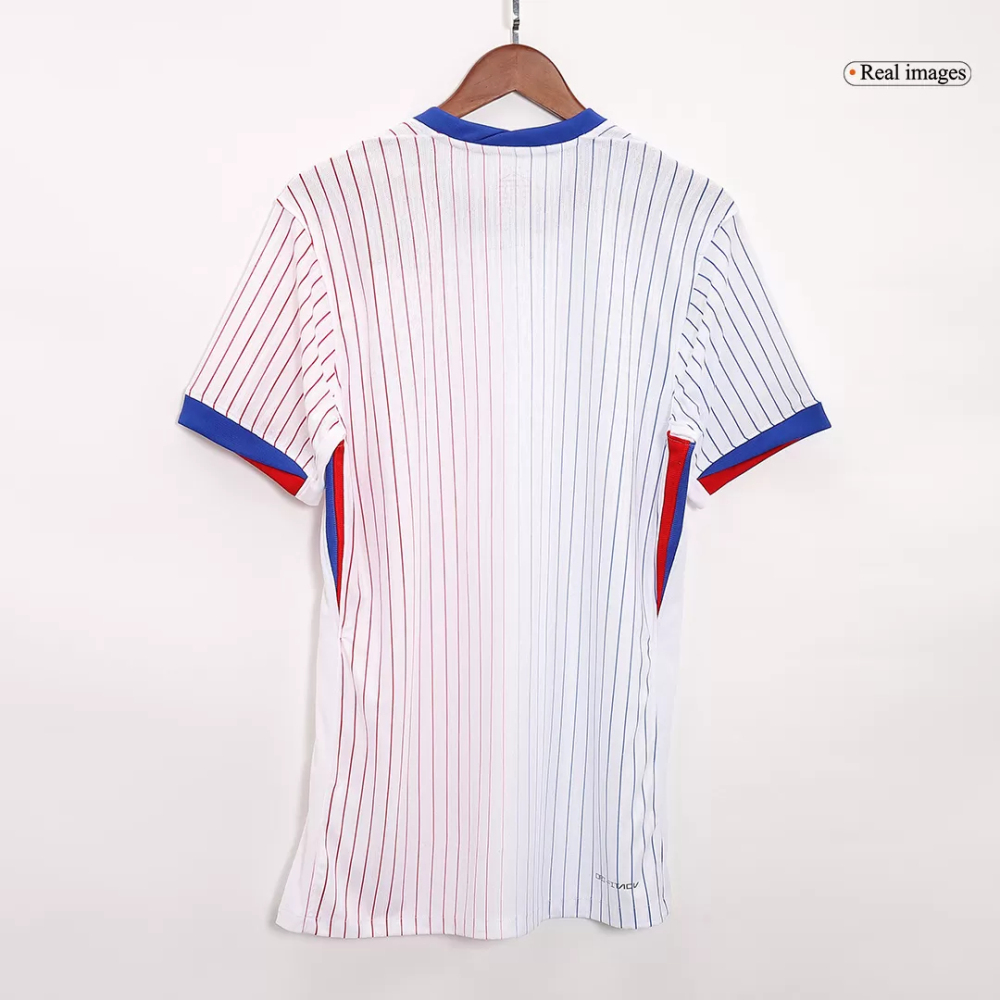 France Authentic Soccer Jersey Away Shirt EURO 2024