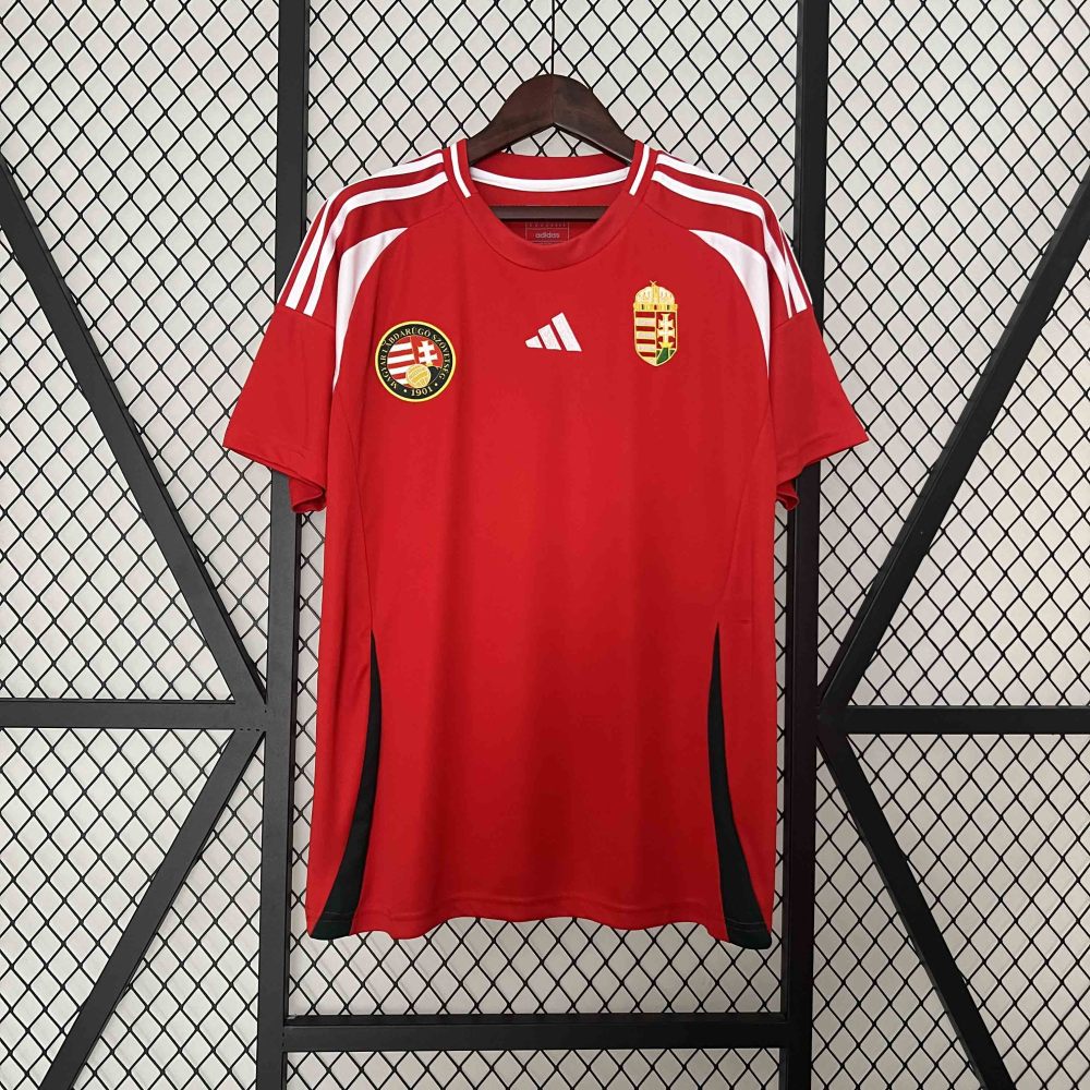 Hungary Soccer Jersey Home Custom Shirt EURO 2024