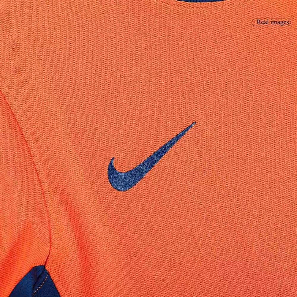 Netherlands Soccer Jersey Home Custom Shirt EURO 2024