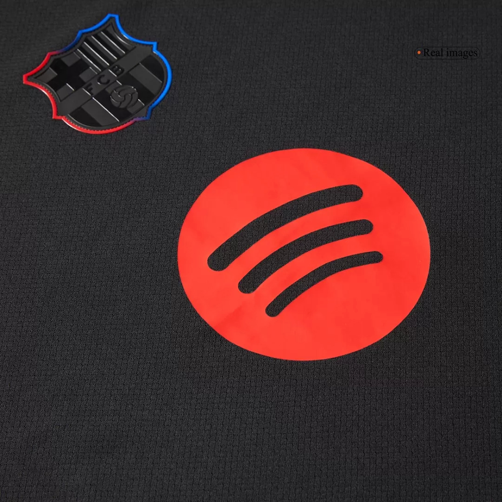 Barcelona Soccer Jersey Away Custom Shirt 2024/25 Spotify Logo Without Text