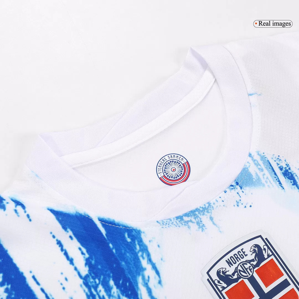 Norway Soccer Jersey Away Custom Shirt 2024