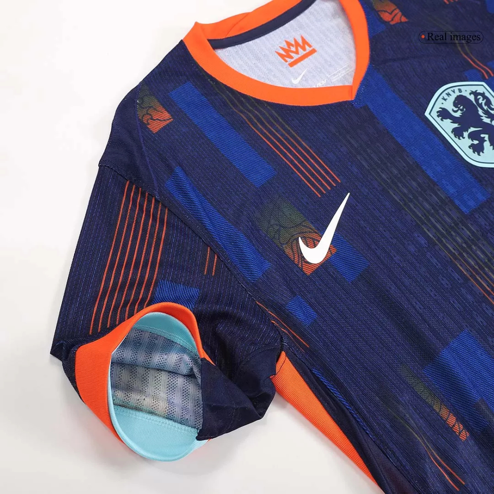 Netherlands Authentic Soccer Jersey Away Shirt EURO 2024