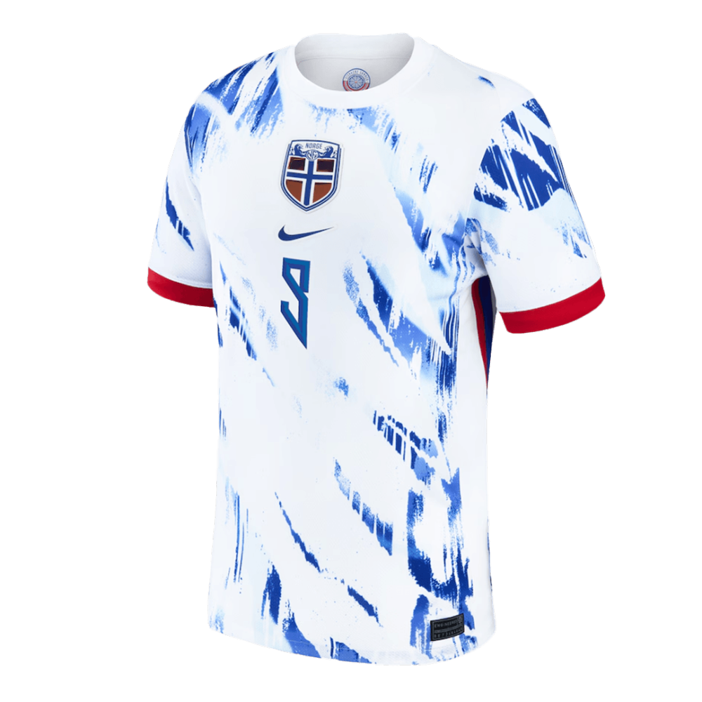 HAALAND #9 Norway Soccer Jersey Away Custom Shirt 2024