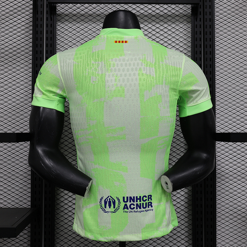 Authentic Soccer Jersey Barcelona Third Away Shirt 2024/25 Spotify Logo Without Text