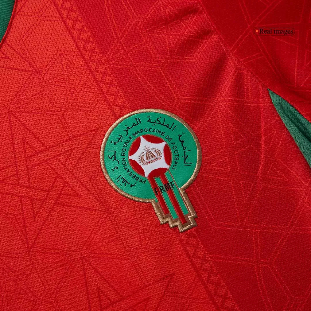 Morocco Soccer Jersey Home Custom Shirt 2024-25