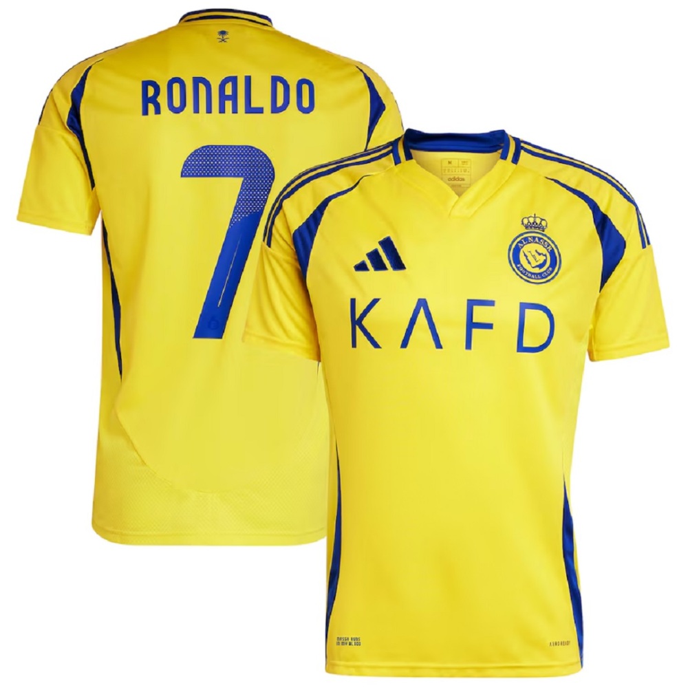 RONALDO #7 Al Nassr Soccer Jersey Home Custom Shirt 2024/25