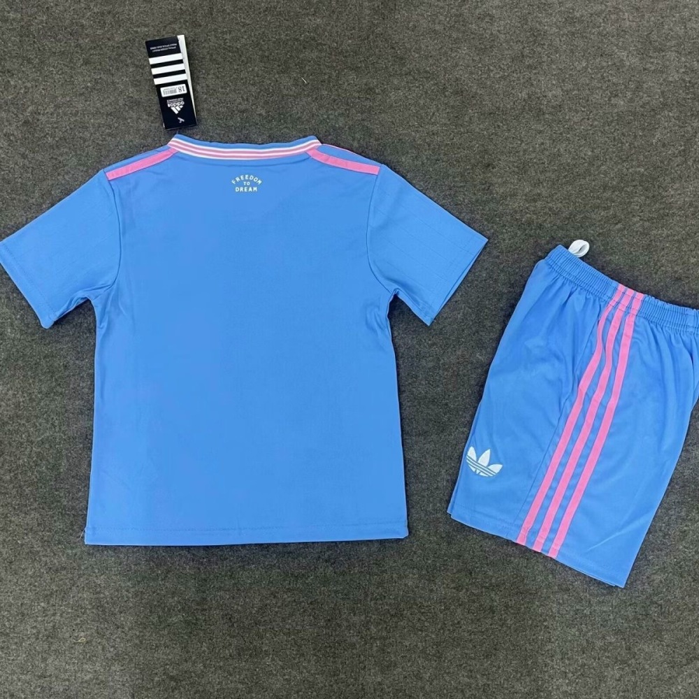 Inter Miami Soccer Jersey Third Away Kids Kit Jersey+Shorts 2025