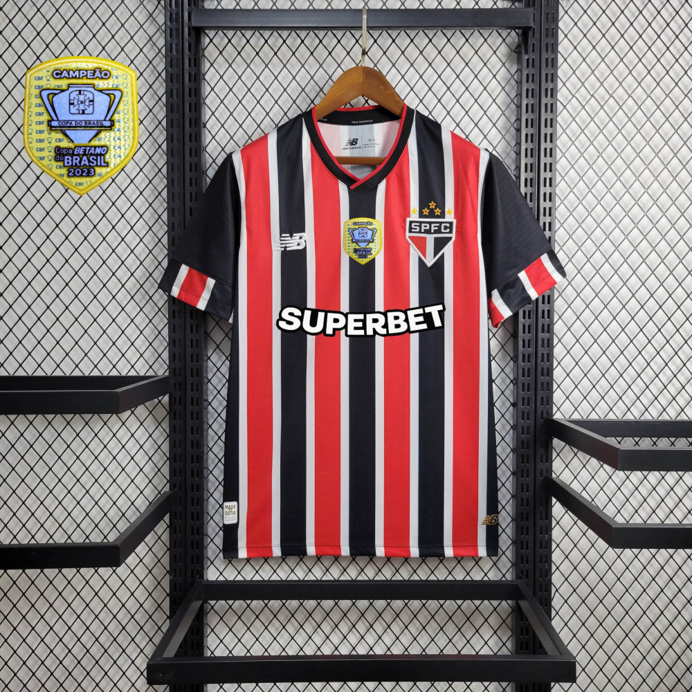 Sao Paulo FC Soccer Jersey Away Custom Shirt 2024