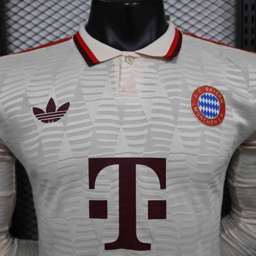 Bayern Munich Third Away Jersey Long Sleeve Player Version 2024/25