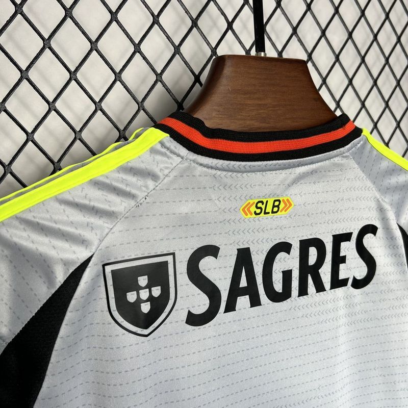 Benfica Soccer Jersey Third Away Kids Kit Jersey+Shorts 2024/25
