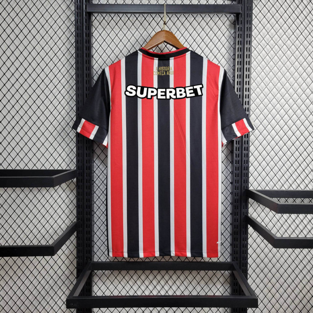 Sao Paulo FC Soccer Jersey Away Custom Shirt 2024