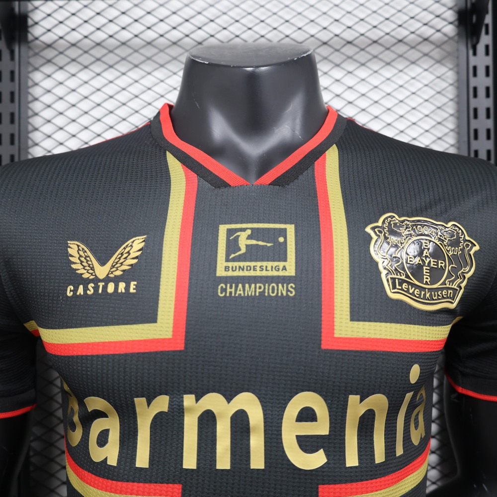 Bayer 04 Leverkusen Authentic Soccer Jersey Champions Special Edition Shirt 2024/25