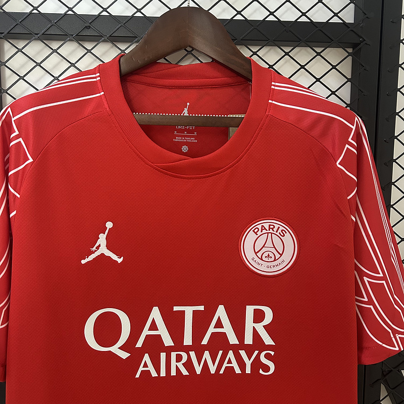PSG Soccer Jersey Red Custom Shirt 2025/26