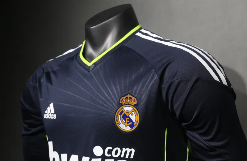 Real Madrid Authentic Retro Jersey Third Away Long Sleeve Soccer Shirt 2010/11