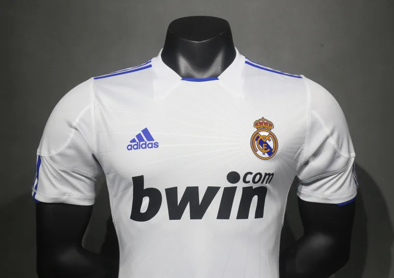 Real Madrid Authentic Retro Jersey Home Soccer Shirt 2010/11