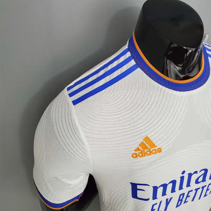 Real Madrid Authentic Retro Jersey Home Soccer Shirt 2021/22