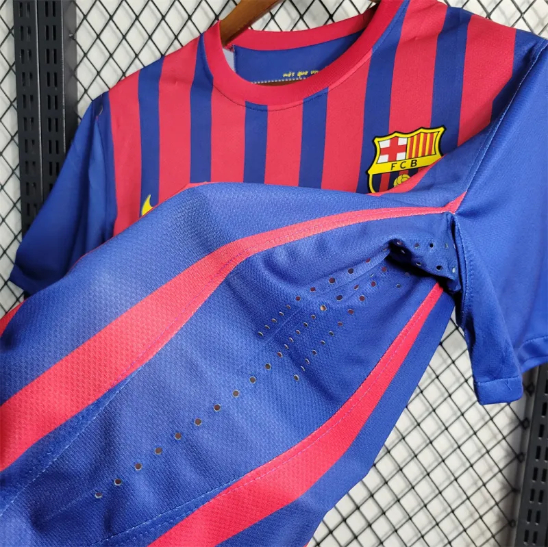Barcelona Retro Jersey Home Soccer Shirt 2011-12