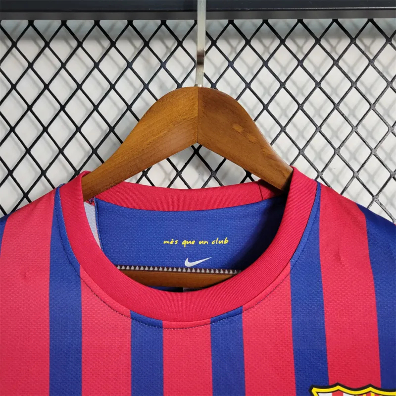 Barcelona Retro Jersey Home Soccer Shirt 2011-12
