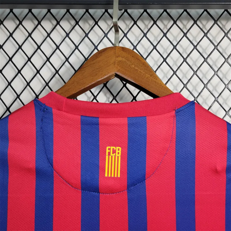 Barcelona Retro Jersey Home Soccer Shirt 2011-12