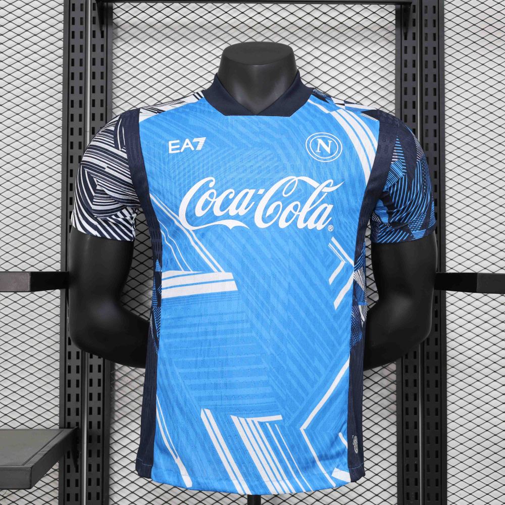 Napoli Authentic Soccer Jersey Pre-Match Shirt 2024/25