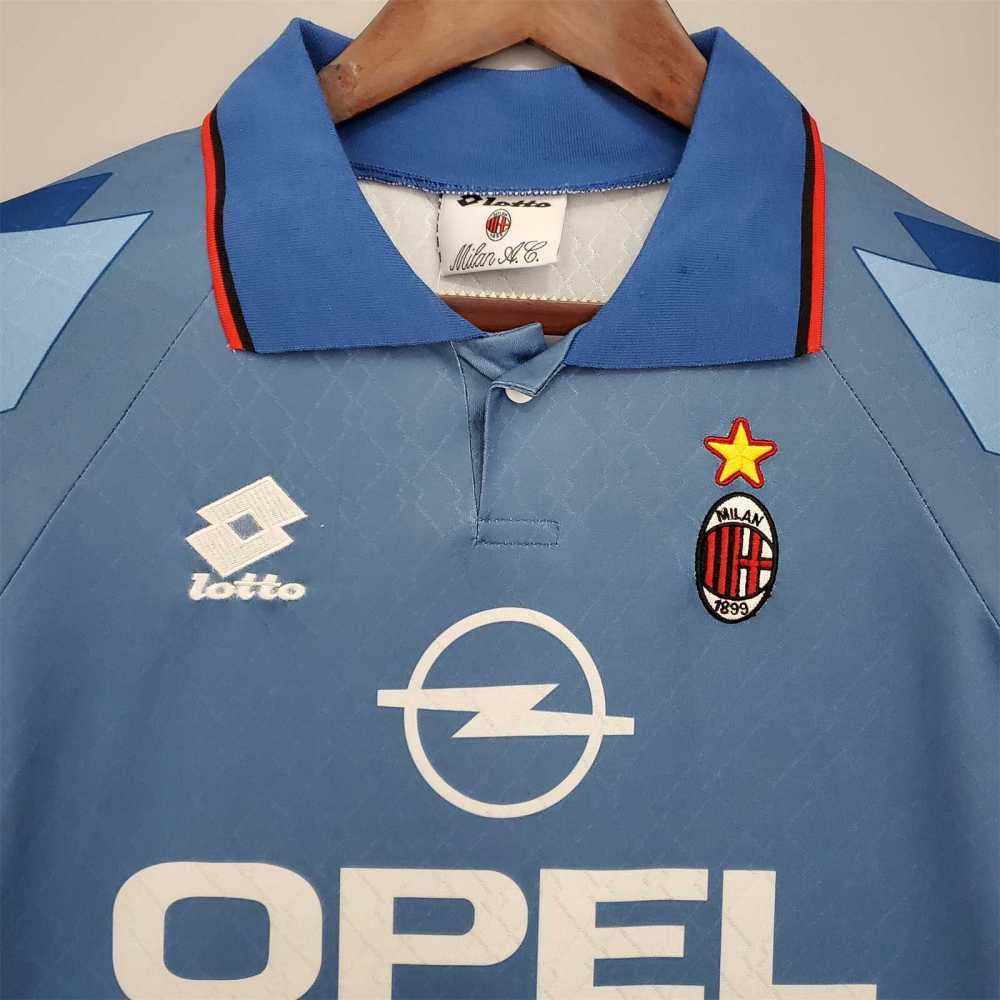 AC Milan Retro Soccer Jersey Home Custom Shirt 1995/96