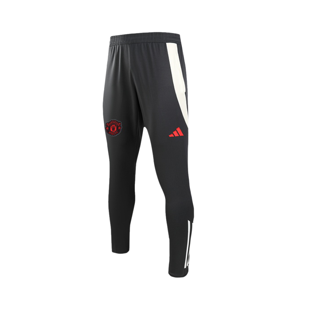 Manchester United 1/2 Zipper Sweat Kit (Top+Pants) Black 2024/25