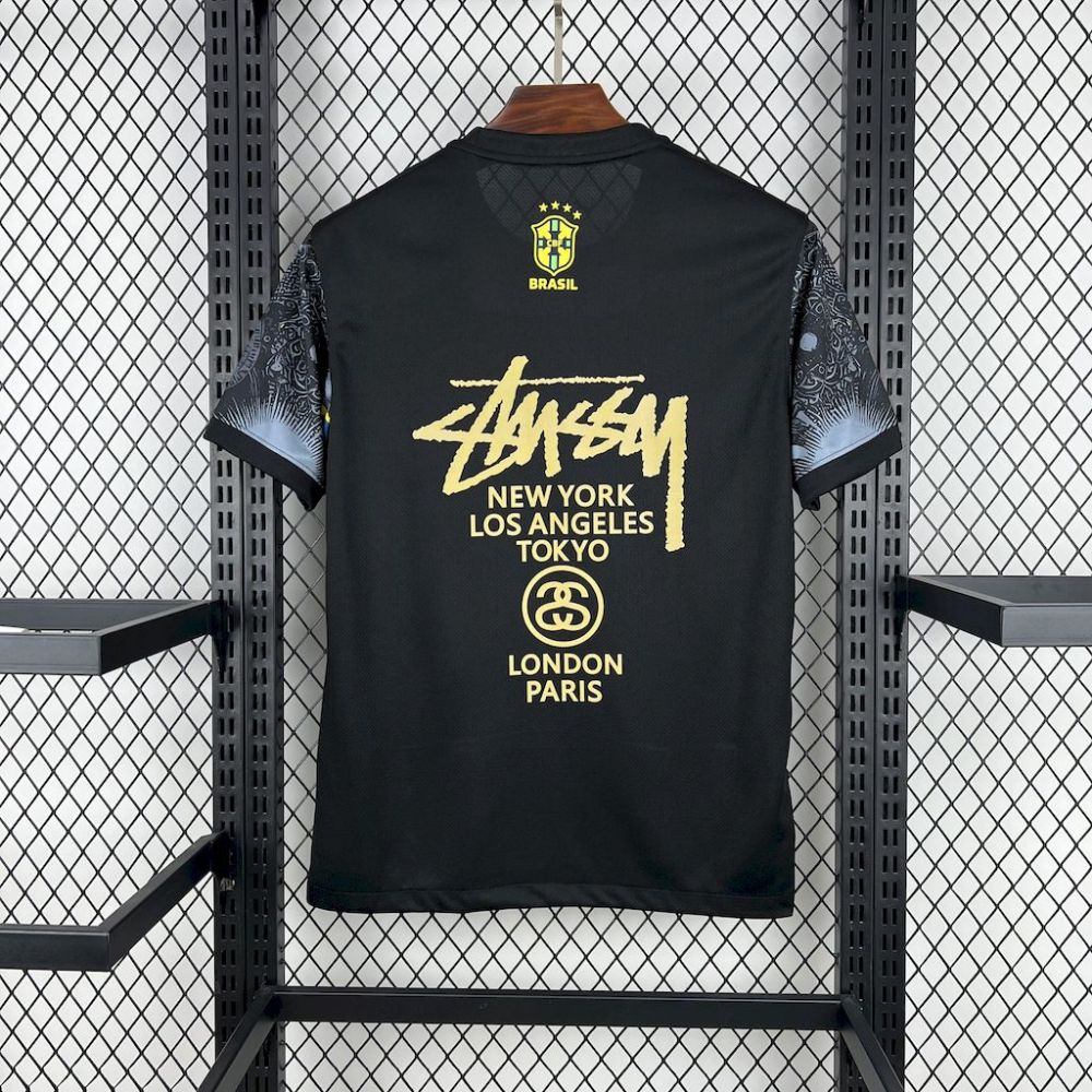 Brazil Soccer Jersey Jesus Custom Shirt 2024