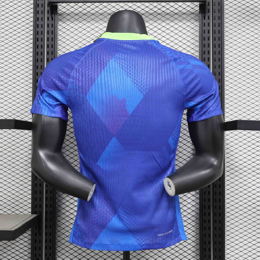 Brazil Authentic Soccer Jersey Away Shirt 2025