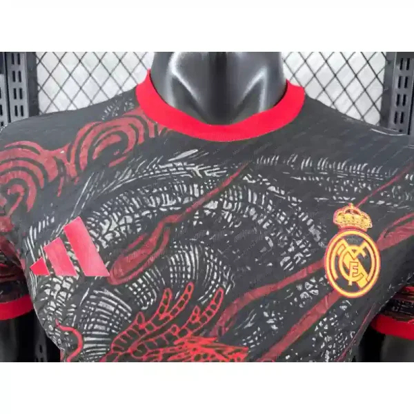 Real Madrid Authentic Soccer Jersey Red Dragon Special Edition Shirt 2025/26