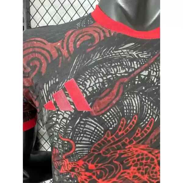 Real Madrid Authentic Soccer Jersey Red Dragon Special Edition Shirt 2025/26