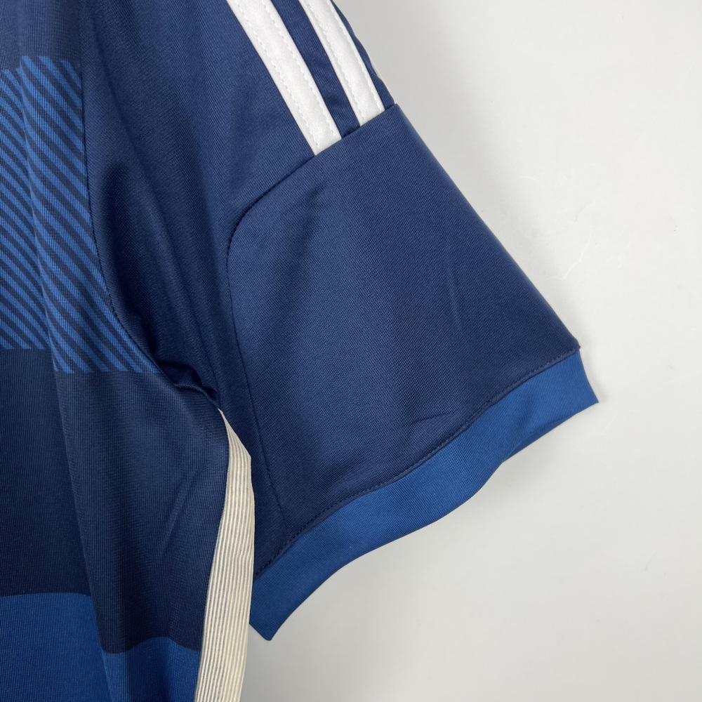 Argentina Retro Jersey Custom Away Football Jersey 2014