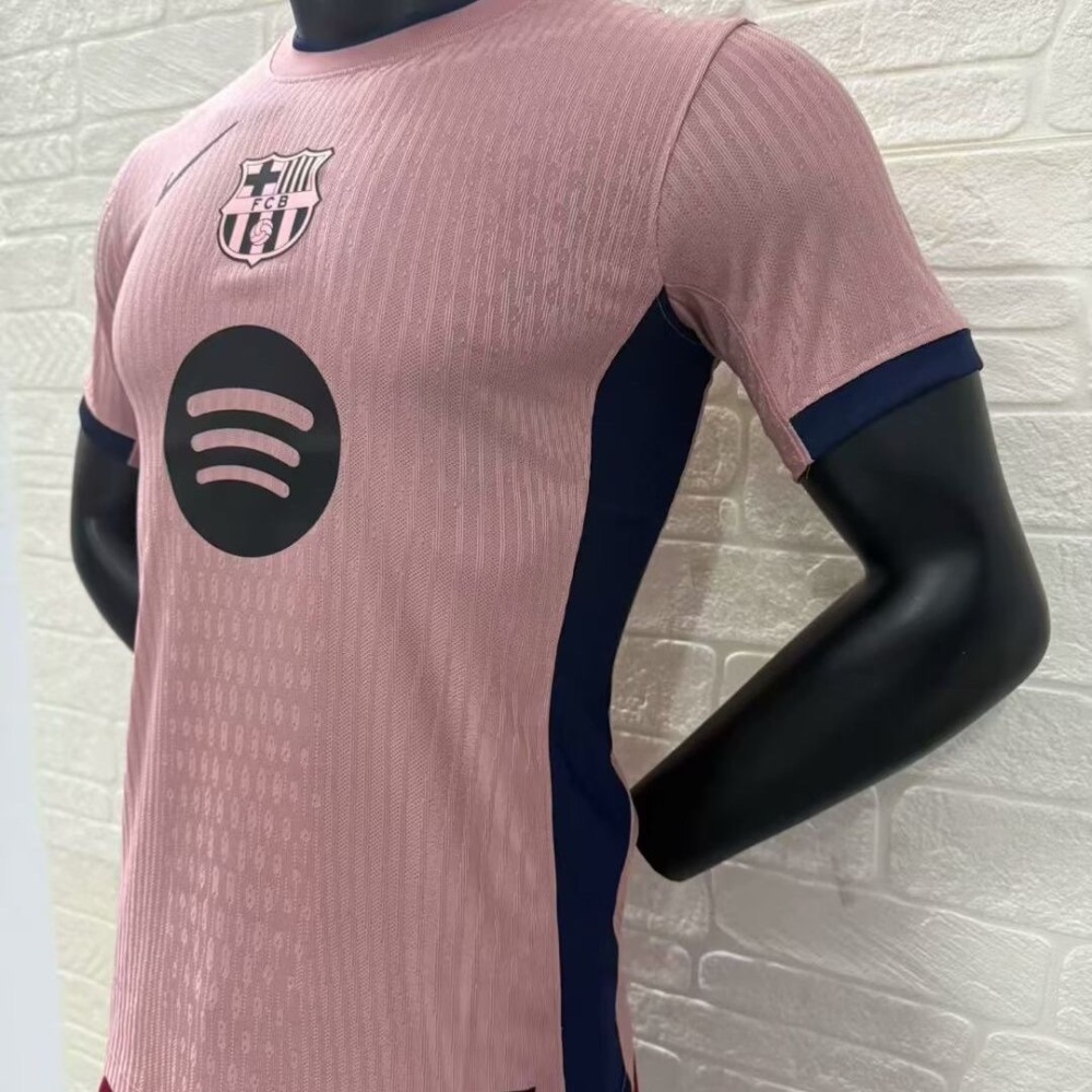 Authentic Soccer Jersey Barcelona Third Away Pink Shirt 2025/26
